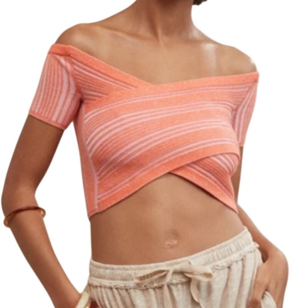 Aerie Reversible Sweater Crop Top Plus Size XXL